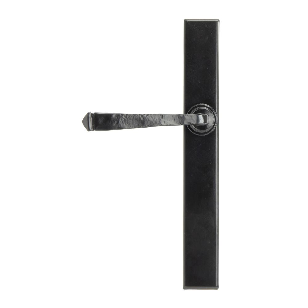 From The Anvil - Black Avon Slimline Lever Espag. Latch Set | Sku. 92133 | Trade Door Handles.