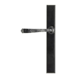 From The Anvil - Black Avon Slimline Lever Espag. Latch Set | Sku. 92133 | Trade Door Handles.