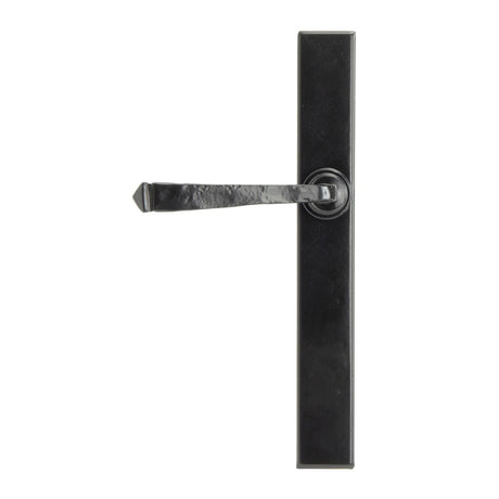 From The Anvil - Black Avon Slimline Lever Espag. Latch Set | Sku. 92133 | Trade Door Handles.