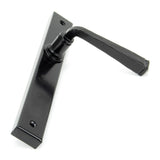 From The Anvil - Black Avon Slimline Lever Espag. Latch Set | Sku. 92133 | Trade Door Handles.