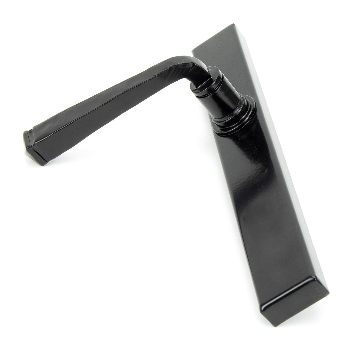 From The Anvil - Black Avon Slimline Lever Espag. Latch Set | Sku. 92133 | Trade Door Handles.