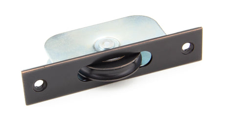 From The Anvil - Aged Bronze Square Ended Sash Pulley 75kg | Sku. 92134 | Trade Door Handles.