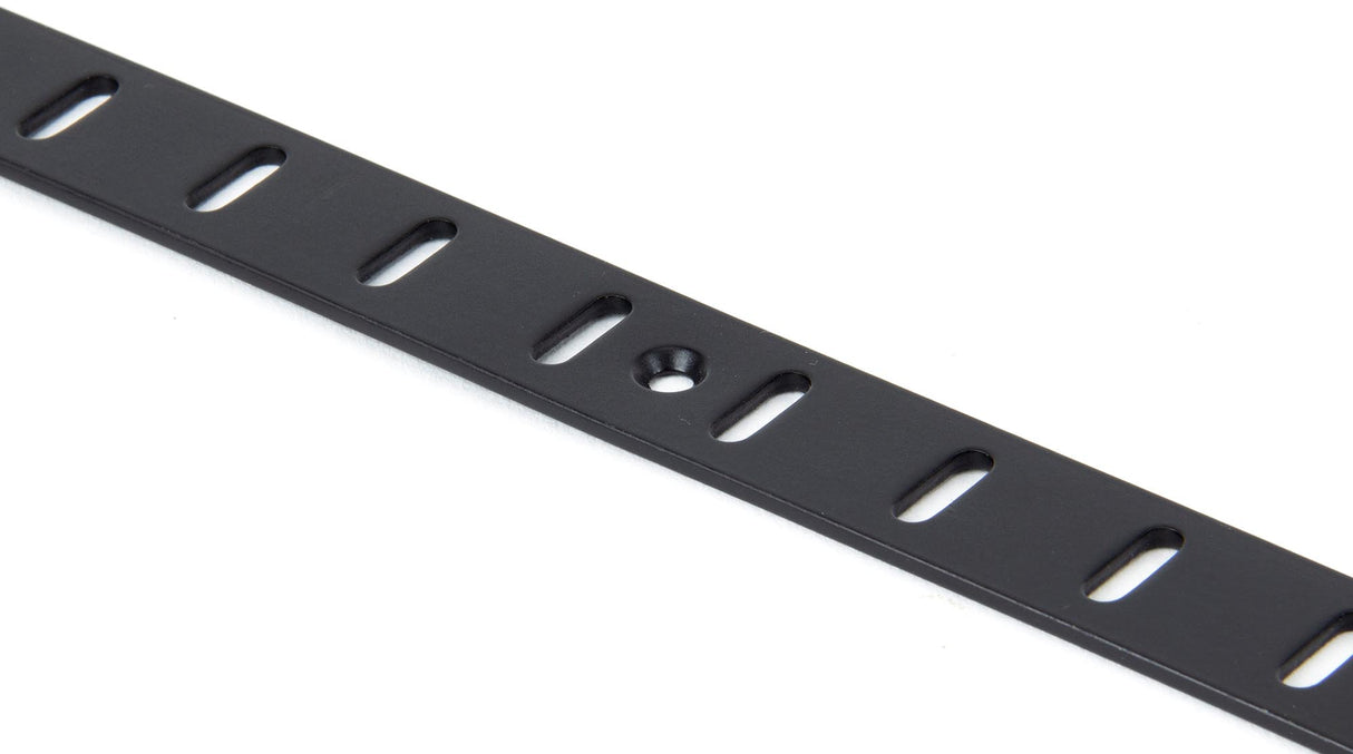 From The Anvil - Black Flat Bookcase Strip 1.83m | Sku. 92137 | Trade Door Handles.