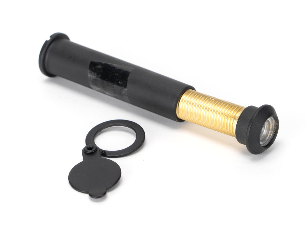 From The Anvil - Black Door Viewer 180 Degree (55-75mm Door) | Sku. 92152 | Trade Door Handles.