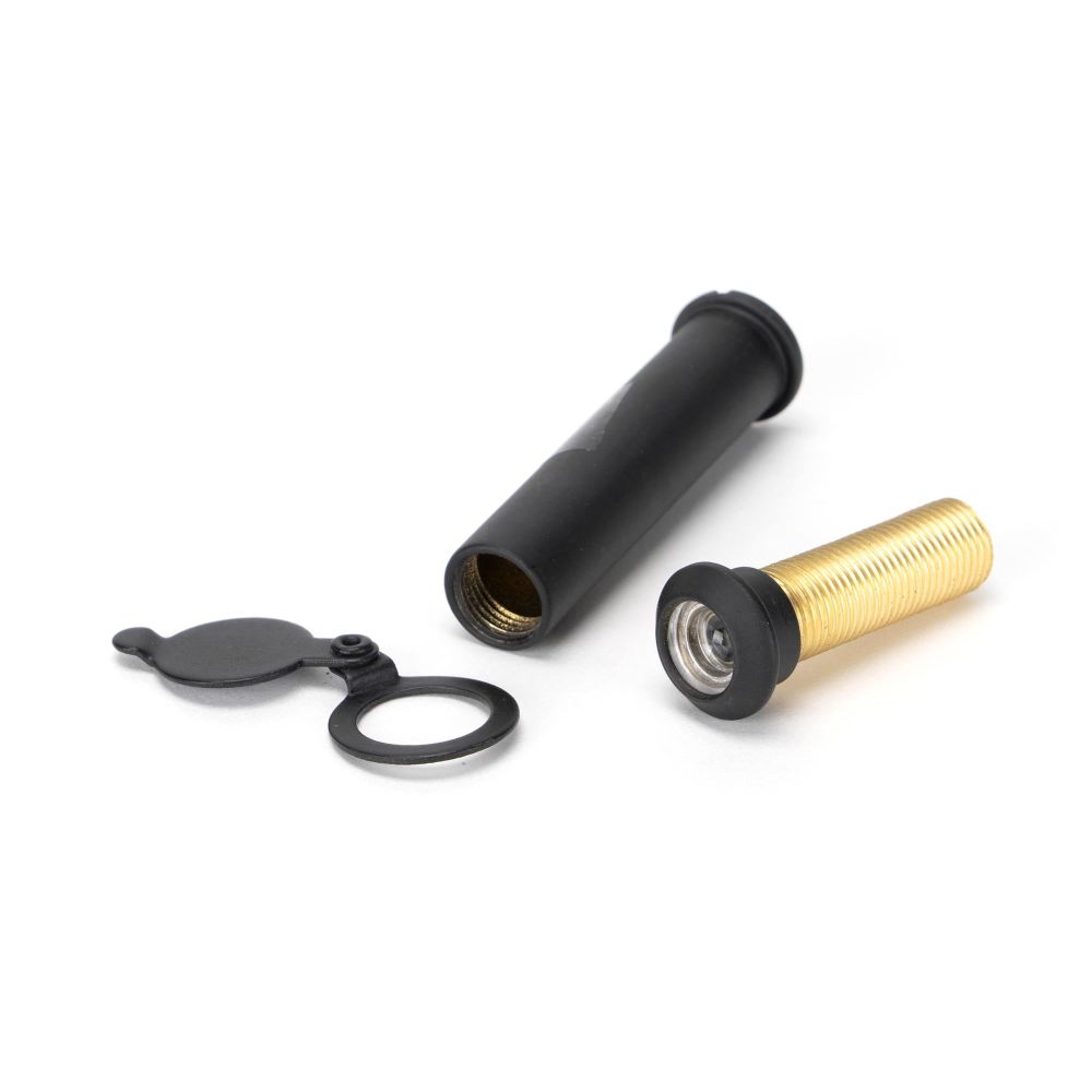 From The Anvil - Black Door Viewer 180 Degree (55-75mm Door) | Sku. 92152 | Trade Door Handles.