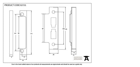 From The Anvil - PVD ½" Rebate Kit For 91115/91113 | Sku. 92153 | Trade Door Handles.