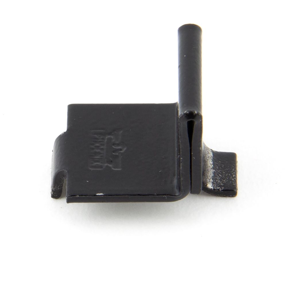 From The Anvil - Black Double Stud for Flat Black Bookcase Strip | Sku. 92160 | Trade Door Handles.