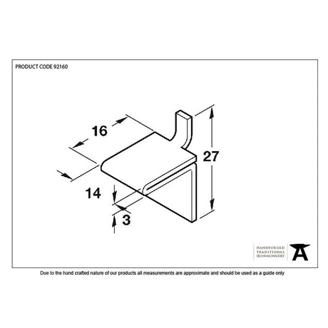 From The Anvil - Black Double Stud for Flat Black Bookcase Strip | Sku. 92160 | Trade Door Handles.