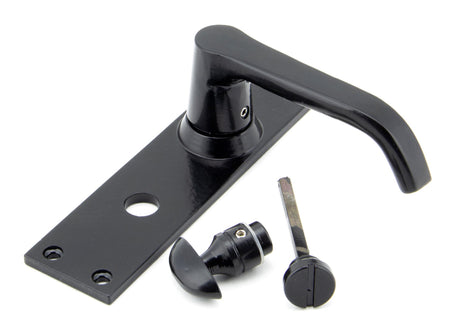 From The Anvil - Black Deluxe Lever Bathroom Set | Sku. 92161 | Trade Door Handles.