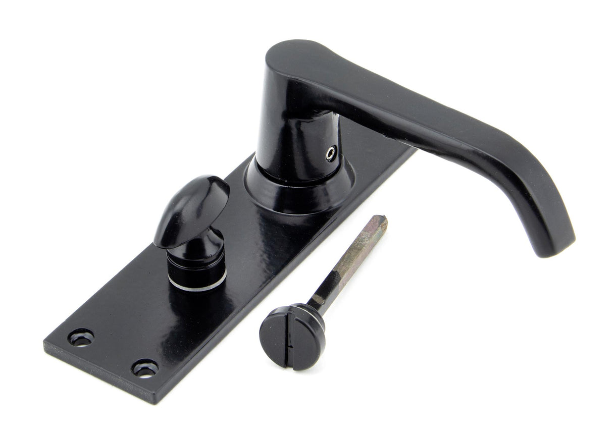 From The Anvil - Black Deluxe Lever Bathroom Set | Sku. 92161 | Trade Door Handles.