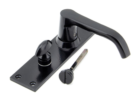From The Anvil - Black Deluxe Lever Bathroom Set | Sku. 92161 | Trade Door Handles.