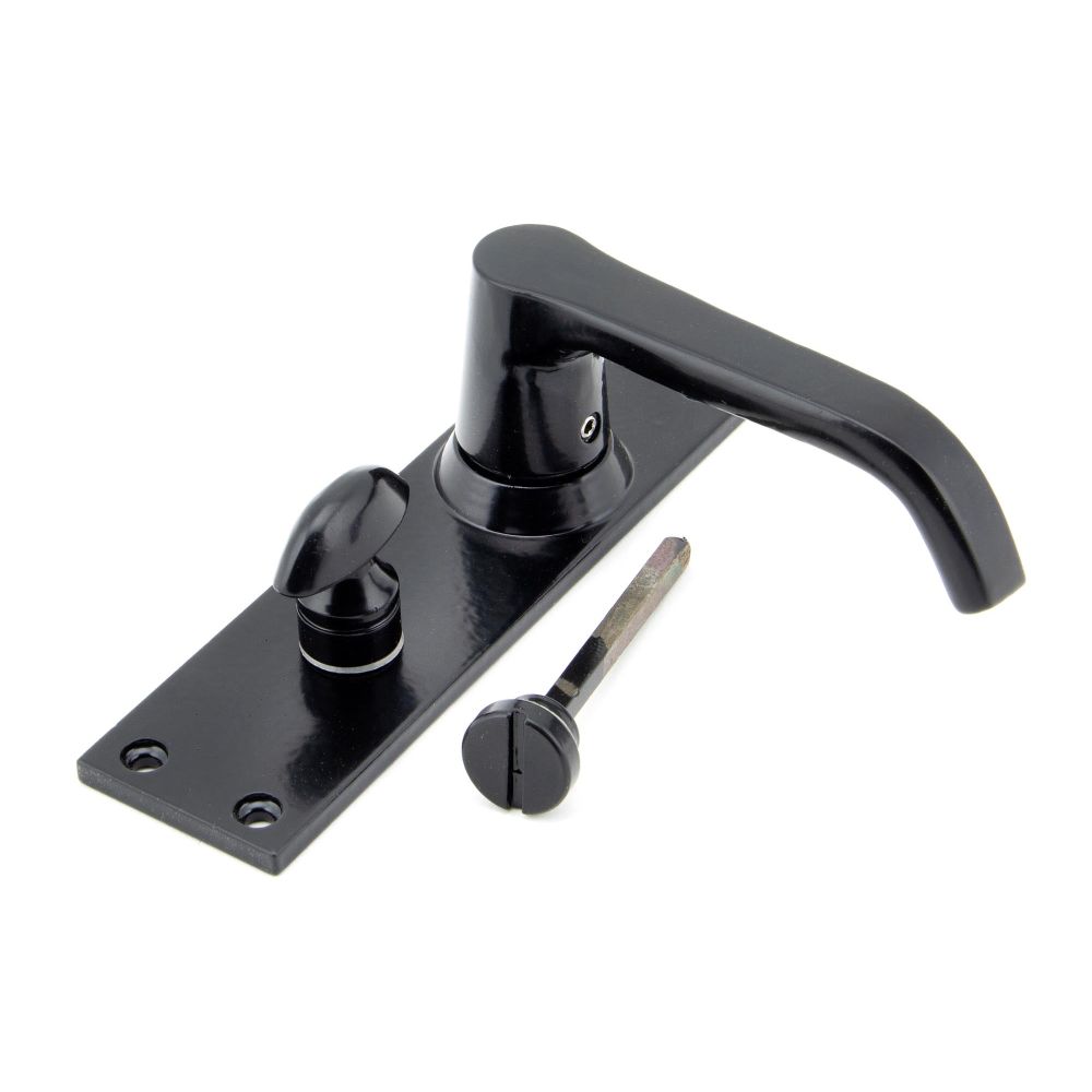 From The Anvil - Black Deluxe Lever Bathroom Set | Sku. 92161 | Trade Door Handles.