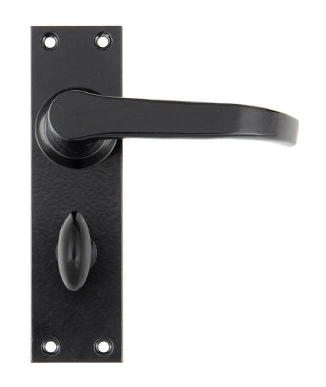 From The Anvil - Black Deluxe Lever Bathroom Set | Sku. 92161 | Trade Door Handles.