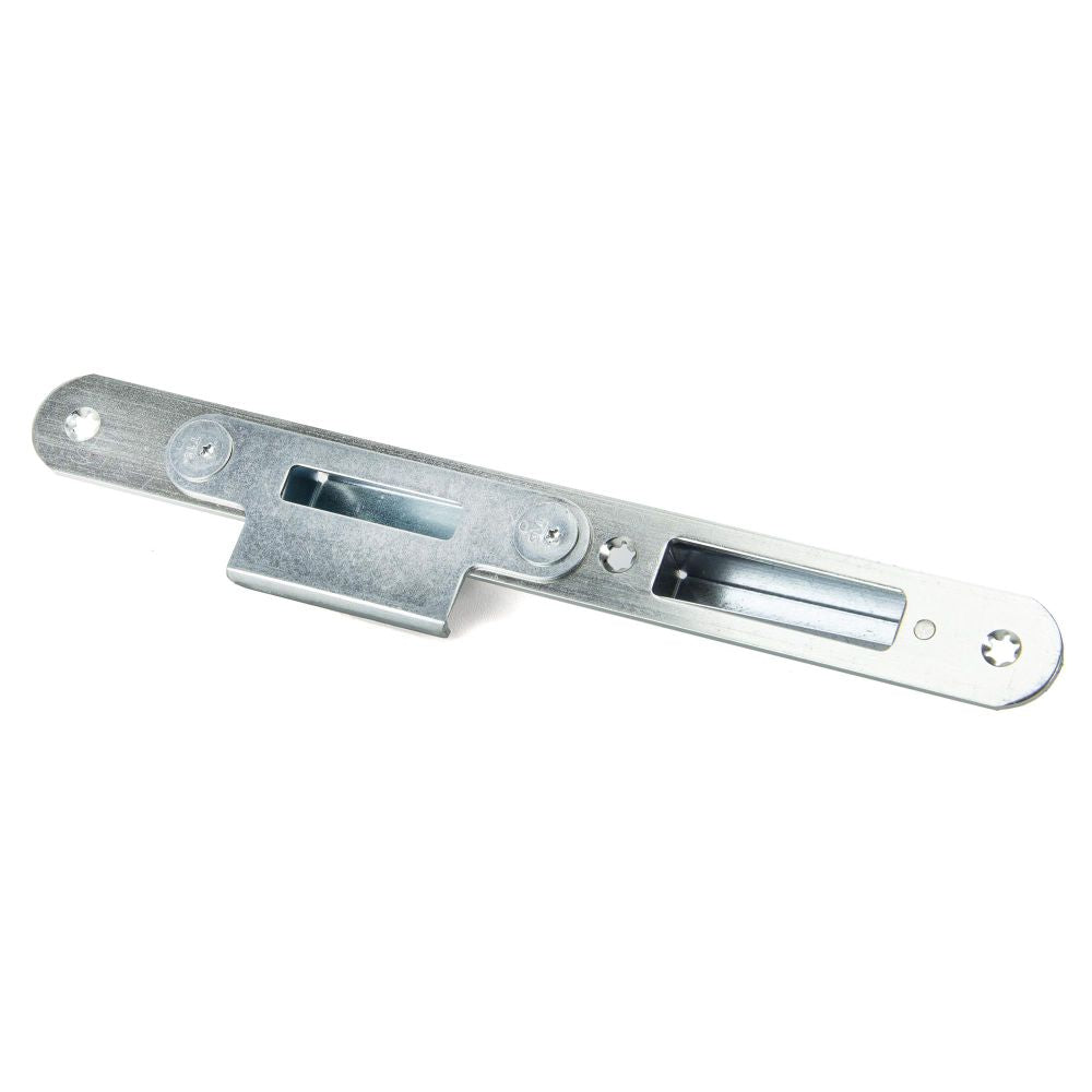 From The Anvil - BZP Winkhaus Centre Latch Keep RH 44mm Door | Sku. 92163 | Trade Door Handles.