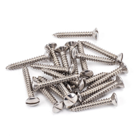 From The Anvil - Stainless Steel 6x1" Countersunk Raised Head Screws (25) | Sku. 92311 | Trade Door Handles.