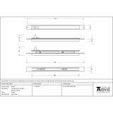 From The Anvil - White Trimvent 90 Hi Lift Vent 425mm x 22mm | Sku. 93205 | Trade Door Handles.