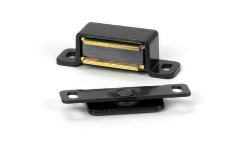 From The Anvil - Black Magnetic Catch 6kg Pull | Sku. 93221 | Trade Door Handles.