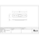 From The Anvil - BZP Winkhaus Adjustable Keep | Sku. 93223 | Trade Door Handles.