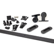 From The Anvil - 100kg Black (Top Mount) Sliding Door Hardware Kit (2m Track) | Sku. 93230 | Trade Door Handles.