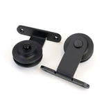 From The Anvil - 100kg Black (Top Mount) Sliding Door Hardware Kit (3m Track) | Sku. 93231 | Trade Door Handles.