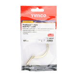 This is an image of Timco - Traditional Pattern Sash Pull Handle - Polished Brass 100mm (1 Each TIMpac) 949014P