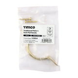 This is an image of Timco - Traditional Pattern Sash Pull Handle - Polished Brass 100mm (1 Each Bag) 949014