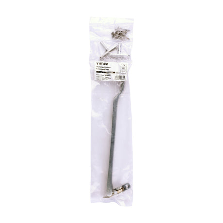 This is an image of Timco - Victorian Pattern Casement Stay - Satin Chrome 240mm (1 Each Bag) 949065