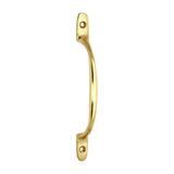 This is an image of Timco - Traditional Pattern Sash Pull Handle - Polished Brass 160mm (1 Each Bag) 949131