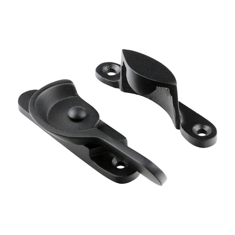 This is an image of Timco - Fitch Pattern Sash Fastener - Matt Black 68 x 14 (1 Each TIMpac) 949169P