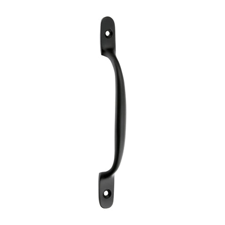 This is an image of Timco - Traditional Pattern Sash Pull Handle - Matt Black 160mm (1 Each Bag) 949305