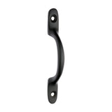This is an image of Timco - Traditional Pattern Sash Pull Handle - Matt Black 100mm (1 Each TIMpac) 949322P