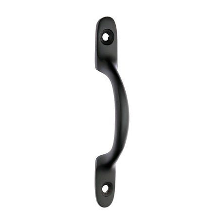 This is an image of Timco - Traditional Pattern Sash Pull Handle - Matt Black 100mm (1 Each TIMpac) 949322P