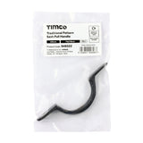 This is an image of Timco - Traditional Pattern Sash Pull Handle - Matt Black 100mm (1 Each Bag) 949322