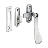 This is an image of Timco - Hook & Mortice Plate Casement Fastener - Satin Chrome 54 x 19 (1 Each TIMpac) 949353P