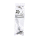 This is an image of Timco - Hook & Mortice Plate Casement Fastener - Satin Chrome 54 x 19 (1 Each Bag) 949353