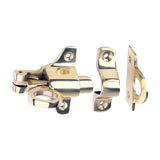 This is an image of Timco - Fanlight Catch - Polished Brass 50 x 60 (1 Each Bag) 949699