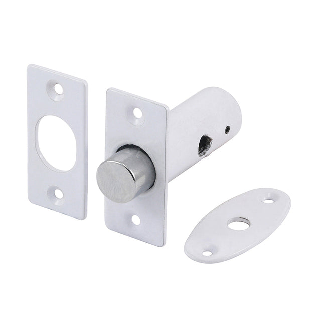 This is an image of Timco - Window Rack Bolts - White 42mm (2 Pieces Bag) 949789