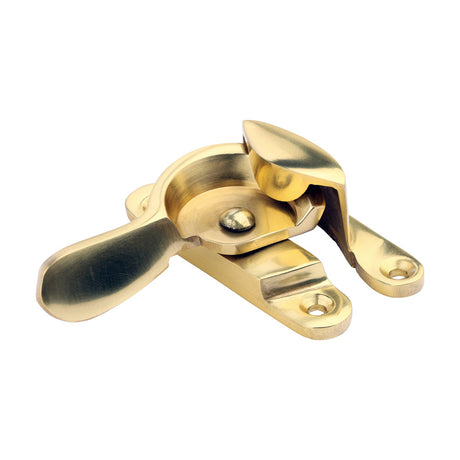 This is an image of Timco - Fitch Pattern Sash Fastener - Polished Brass 68 x 14 (1 Each Bag) 949982