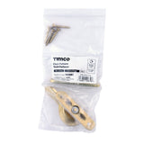This is an image of Timco - Fitch Pattern Sash Fastener - Polished Brass 68 x 14 (1 Each Bag) 949982