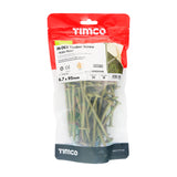 This is an image of Timco - Timber Screws - TX - Wafer - Exterior - Green 6.7 x 95mm - (50 PCS TIMbag) 95INDEXWB