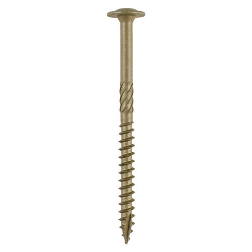 This is an image of Timco - Timber Screws - TX - Wafer - Exterior - Green 6.7 x 95mm - (6 PCS TIMpac) 95INDEXWP
