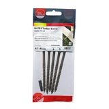 This is an image of Timco - Timber Screws - TX - Wafer - Exterior - Green 6.7 x 95mm - (6 PCS TIMpac) 95INDEXWP