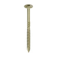 This is an image of Timco - Timber Frame Construction & Landscaping Screws - Wafer - Exterior - Green Organic 6.7 x 95mm - (50 PCS Box) 95INW