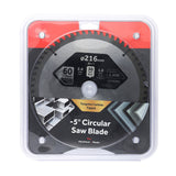 This is an image of Timco - -5Ãƒâ€šÃ‚Â° Circular Saw Blade 216 x 30 x 60T (1 Each Clamshell) A2163060