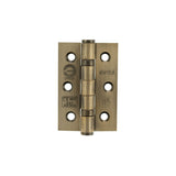 Quality image of Atlantic CE Fire Rated Grade 7 Ball Bearing Hinges 3" x 2" x 2mm - Antique Brass | Sku. a2h322ab | available from Trade Door Handles.