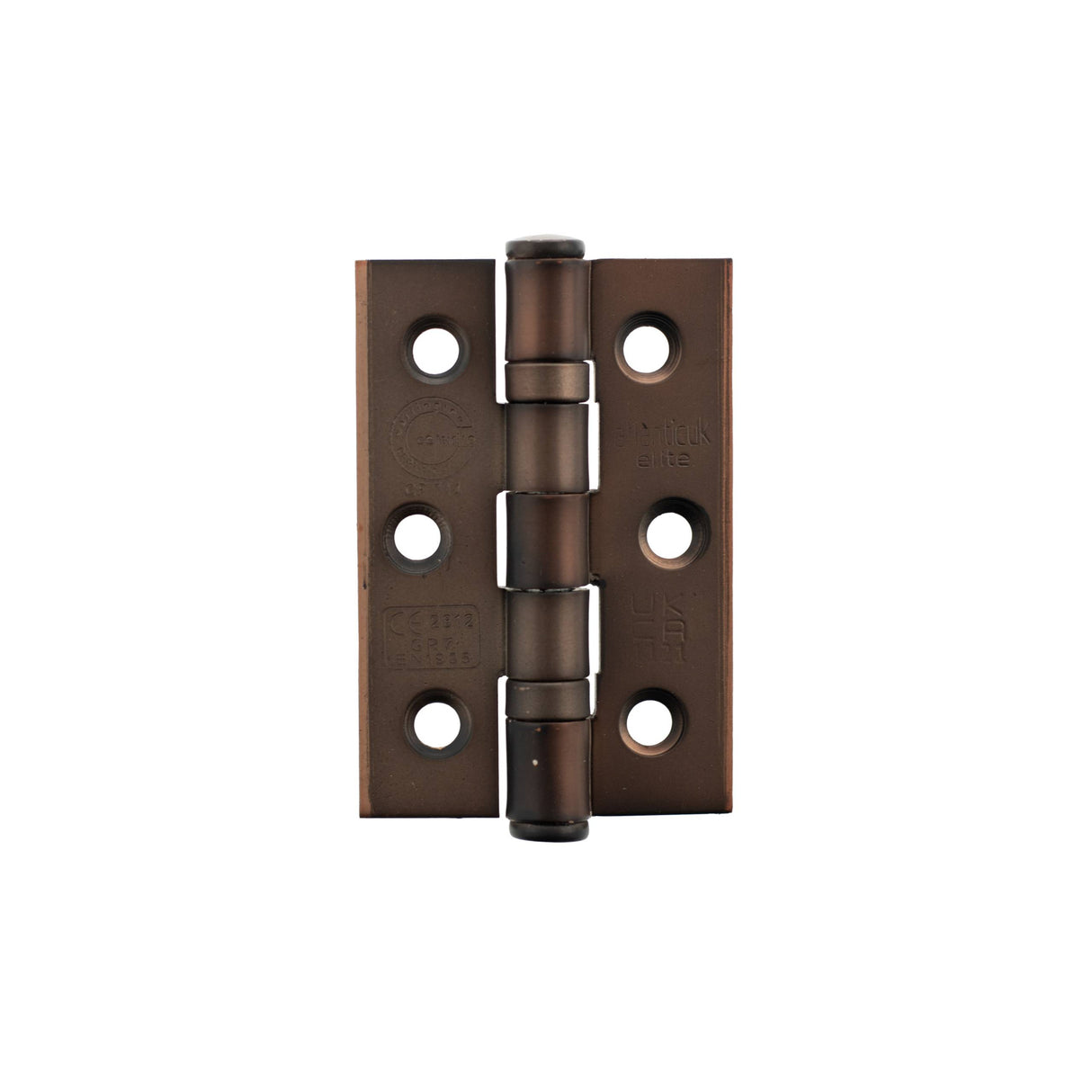 Quality image of Atlantic CE Fire Rated Grade 7 Ball Bearing Hinges 3" x 2" x 2mm - Antique Copper | Sku. a2h322ac | available from Trade Door Handles.