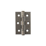 Quality image of Atlantic CE Fire Rated Grade 7 Ball Bearing Hinges 3" x 2" x 2mm - Matt Gun Metal | Sku. a2h322mbn | available from Trade Door Handles.