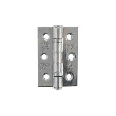 Quality image of Atlantic CE Fire Rated Grade 7 Ball Bearing Hinges 3" x 2" x 2mm - Polished Stainless Steel | Sku. a2h322pss | available from Trade Door Handles.