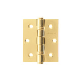 Quality image of Atlantic Ball Bearing Hinges 3" x 2.5" x 2.5mm - Polished Brass | Sku. a2hb32525bp | available from Trade Door Handles.