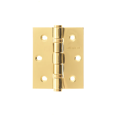 Quality image of Atlantic Ball Bearing Hinges 3" x 2.5" x 2.5mm - Polished Brass | Sku. a2hb32525bp | available from Trade Door Handles.